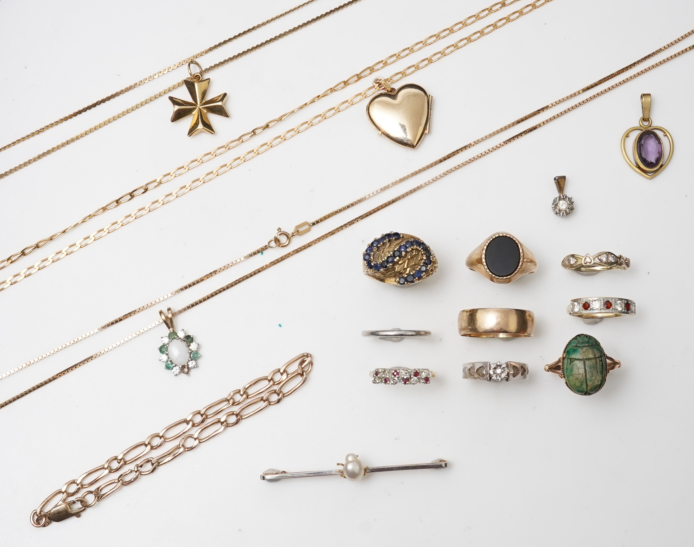 A collection of jewels